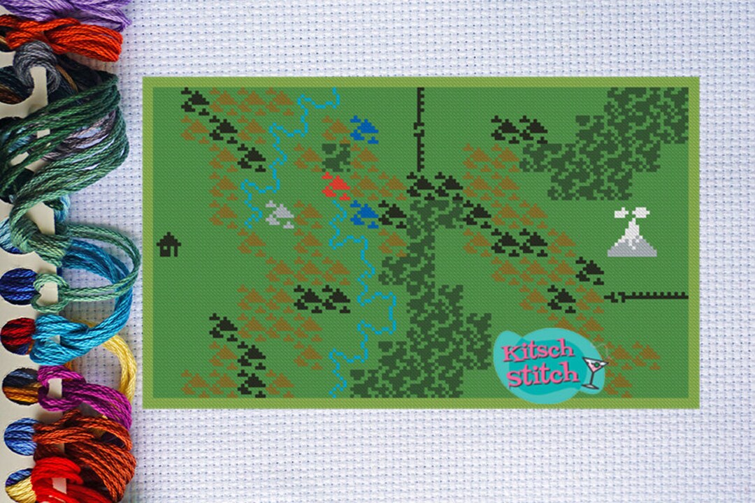 Digital Download - Cross Stitch - PDF Pattern - 14 Count - Dungeons and ...