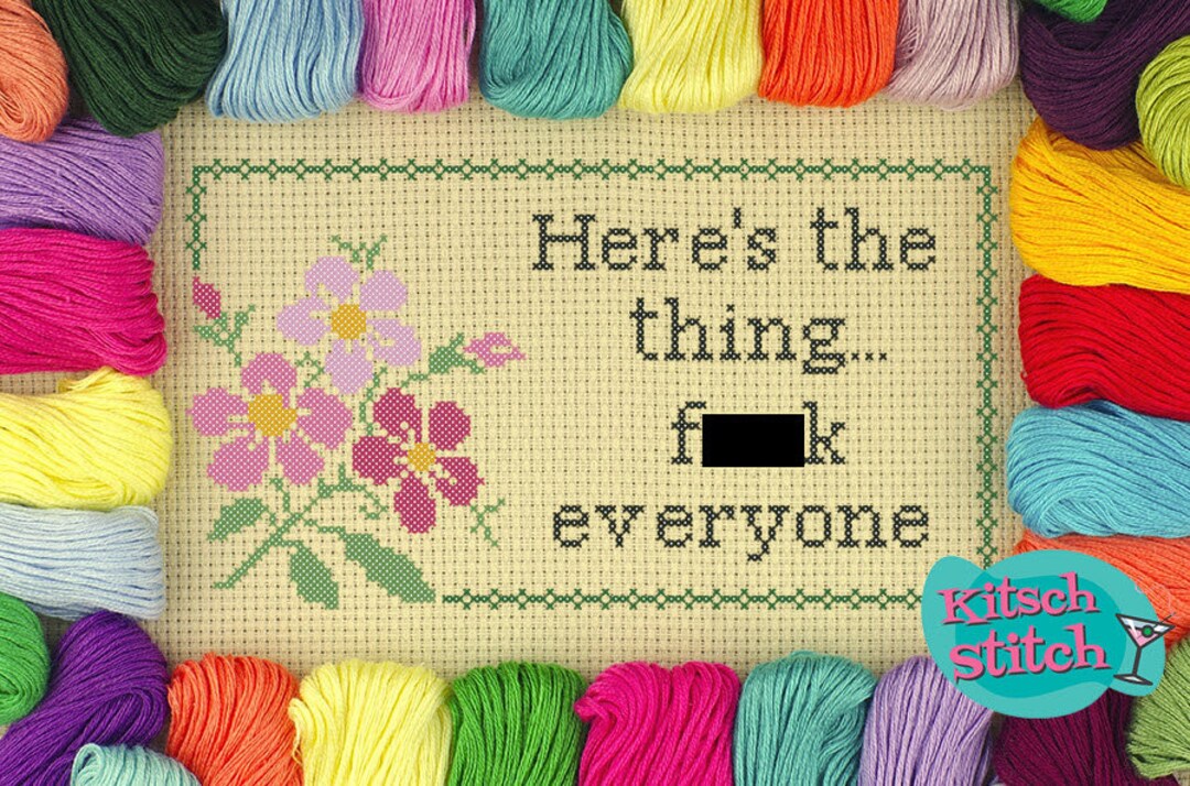 Digital Download - Cross Stitch - PDF Pattern - 14 Count - Stitch Chart ...