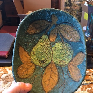 Vintage Italian Bitossi ? Lava Glaze bowl-free shipping