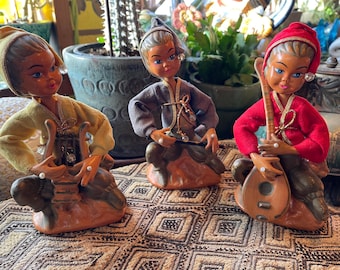 Vintage Italian Romer Handcrafted Artist Figure Wood-free Shipping