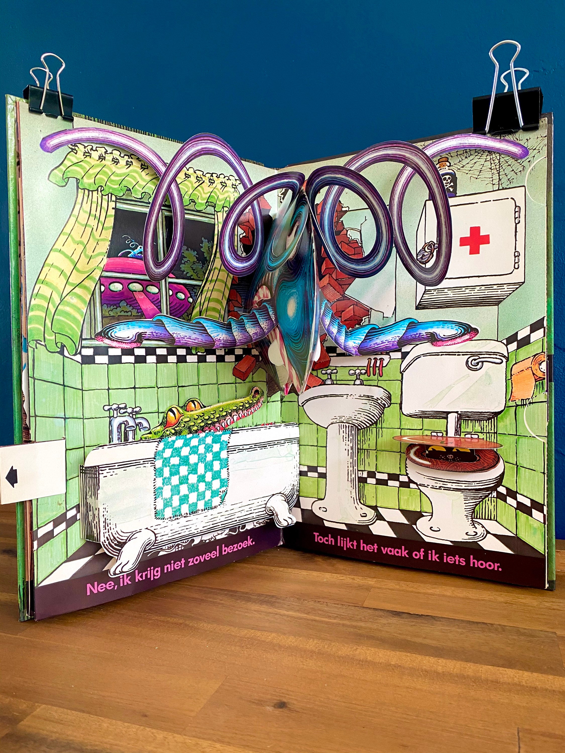 Dutch Edition of Haunted House Pienkowski Pop Up Book 1980s Etsy