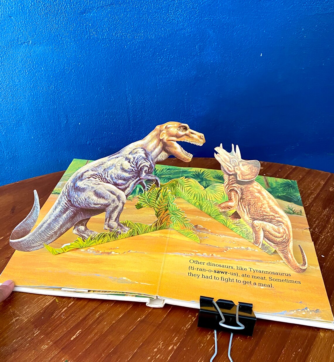 70s Dinosaur Movable or Pop up Book Juvenile Non Fiction Etsy UK