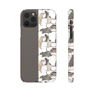 Custodia iPhone/Samsung Slim Rat/Mouse Pattern/ Mouse. Matte/Glossy Finish.Cute Rat Lover Gift.Cellulare Coque iPhone 7 Plus XR XS Max 11 Pro Max