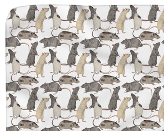 Mignon Rat motif Sherpa couverture - propriétaire amateur de Rat-cadeaux - animaux-cadeaux de Rat - Rat souris Couch / extérieur / couverture