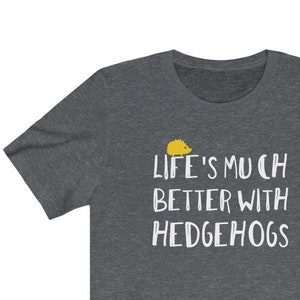 Hedgehog Lover Men's/Unisex T-Shirt. Funny Hedgehog Phrase/Quote/Saying T-Shirt. Gift for Hedgehog Owners. Pet/Animal Lover Tee
