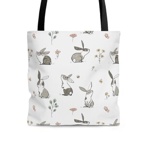 White Maryland Bunny Tote 