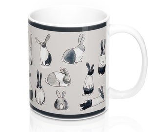 Rabbit Lovers Mug - Gift for Pet Bunny Owners - Coffee Drink Mug Best Seller - Rabbit lover gift