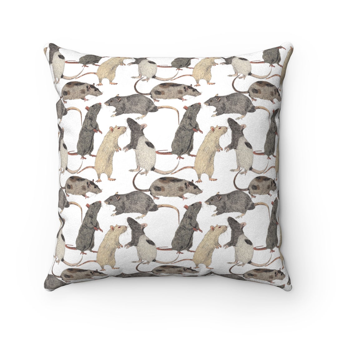 Pet Rat Pillow Fancy Rat Gift Mouse Rat Cute Rat Pillow Etsy