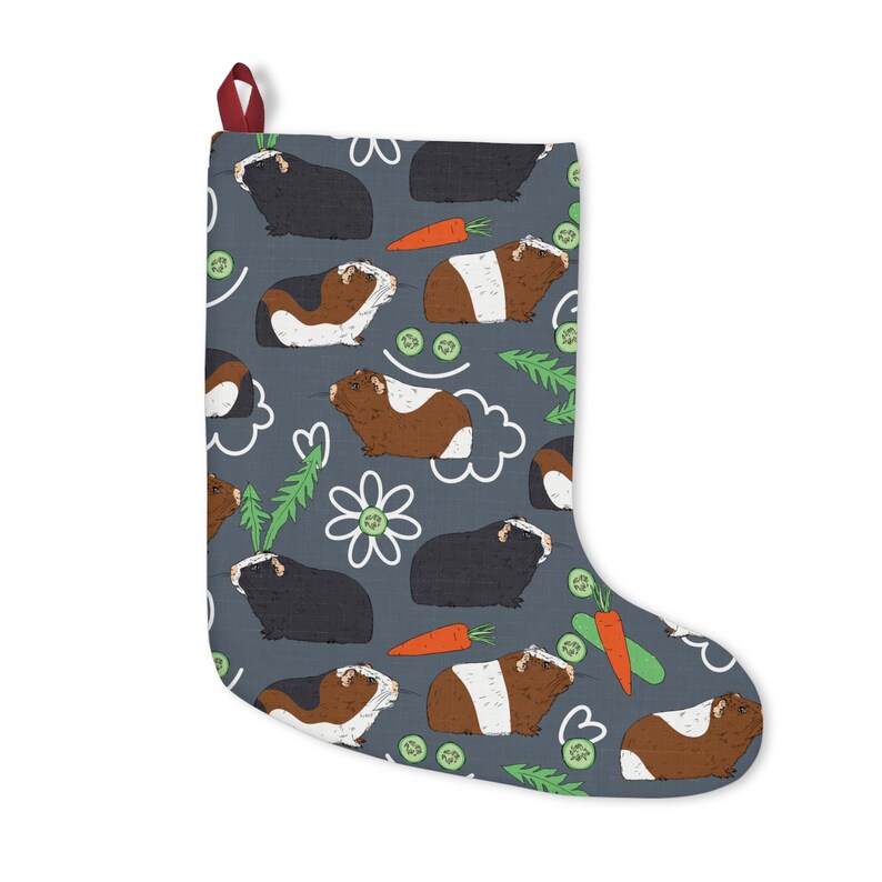 Guinea Pig Christmas Stocking Pet Cavy Lover Xmas Tree Accessory Ornament