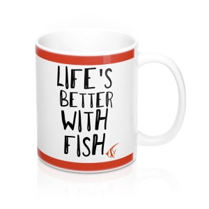 Aquarium Fish Lover's Mug - Can be Personalized - Gift for Fishtank owners  - Tropical Fish Enthusiast Mug