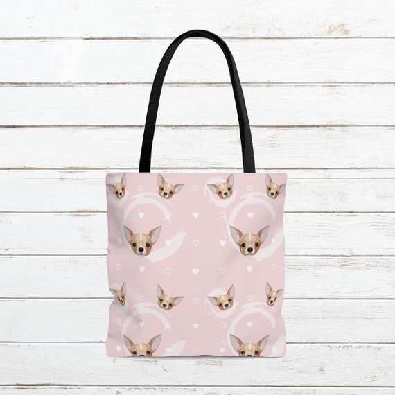 Chihuahua Tote Bag - Dog Owner Gift - Dog Lover Gift - Chihuahua Gift - Beach Picnic Bag - Chien, Sac Bandouliere, Sac Fourre Toute