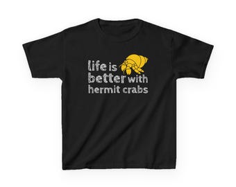 Funny Hermit Crab Lover Quote Kids T-Shirt Boys/Unisex