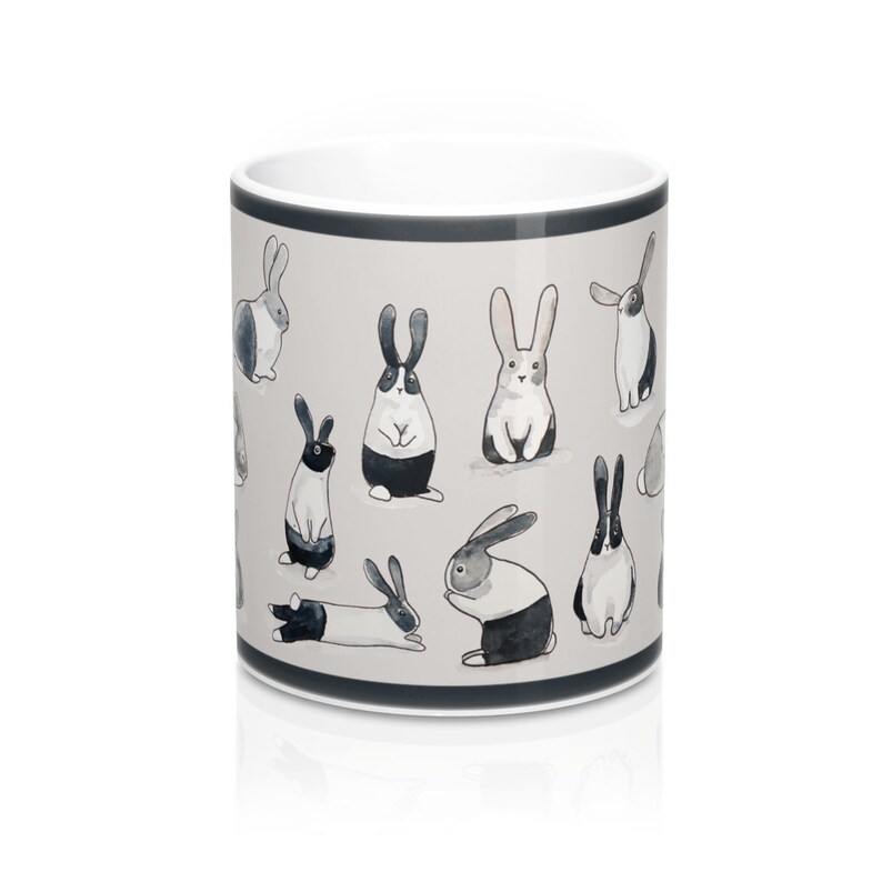 Rabbit Lovers Mug Gift for Pet Bunny Owners Coffee Drink Etsy