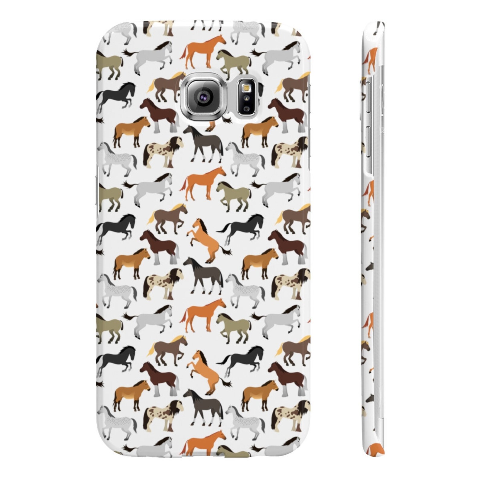 Horse Print iPhone Samsung Cellphone Cases Horse Lover Gift Etsy