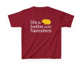 Funny Hamster Lover Quote Kids T-Shirt Boys/Unisex