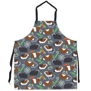 Guinea Pig Pattern Apron - Pet Cavy Owner Gift - Guinea Pig Gift - Cavy  Lover Gift - Cavy Lover Apron - Guinea Pig Print Apron