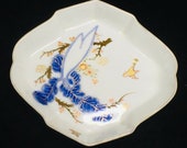 Japaneses Old Imari huge Radish Sometsuke Plate marked Hizen 6 quot