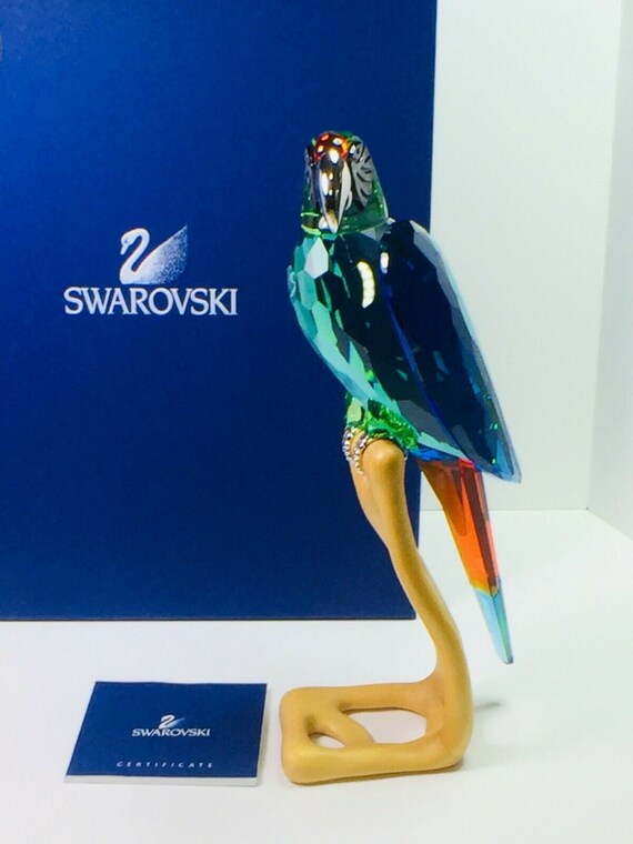 Swarovski Crystal Macaw Chrome Green 