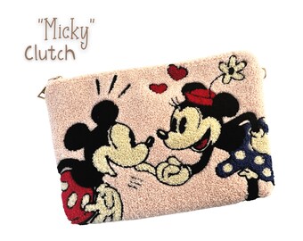 Comic-style clutch | Mickey | Chenille