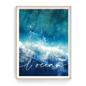 L' océan | Poster vom Meer | Beach | maritim | Bilder Serie | Wand Deko | Meeresposter | Ozean | Strandposter