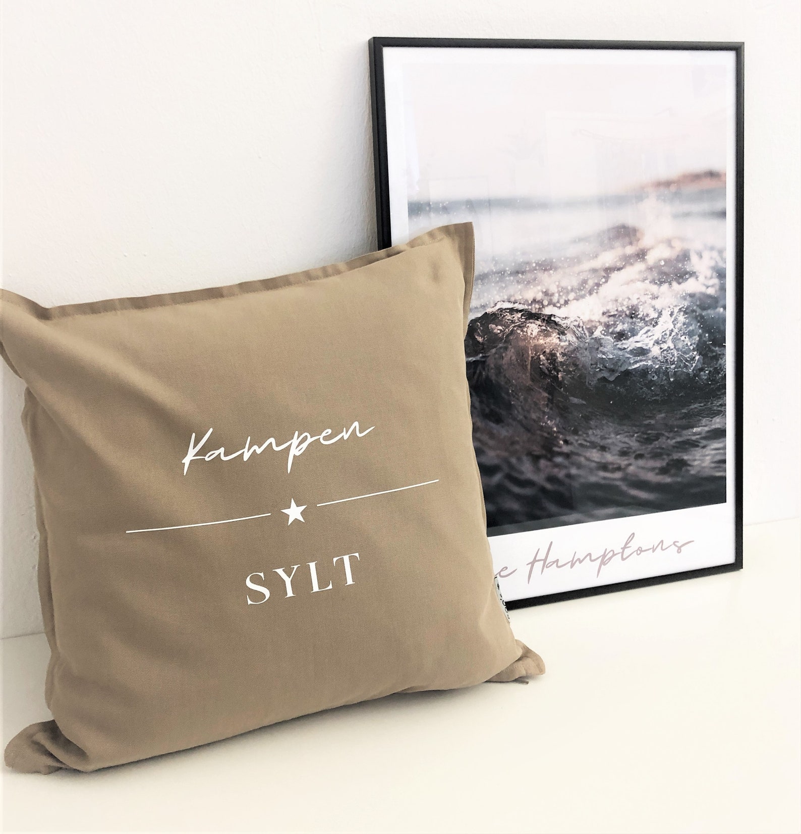 Design Kissen Kampen Sylt Kissenbezug aus Baumwolle | Etsy