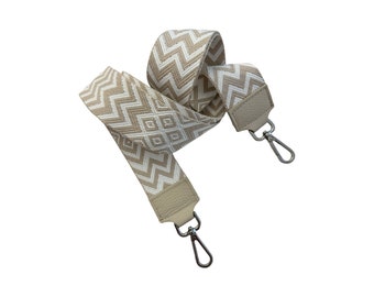 Bag strap | many colors and patterns | beige, black or colorful