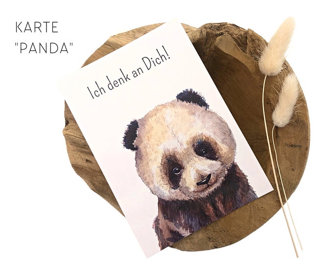 Tickets for Kids | Baby animals | Panda | I'm thinking of you