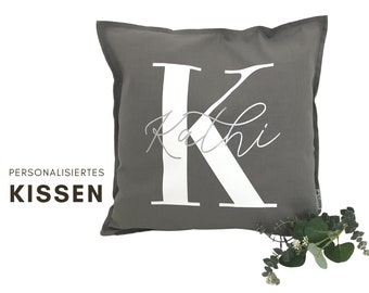 Personalized Pillow | by name | Pillow cover | Letter | Name cushion | Cushion cover with font | individual gift