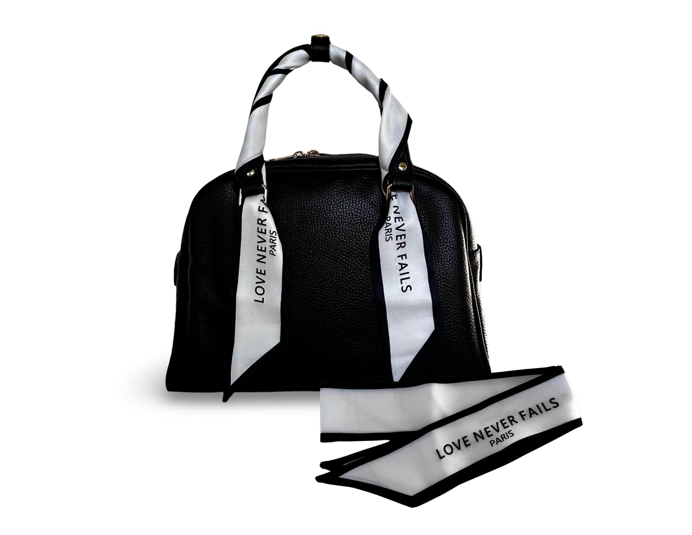 Schmale schal handtasche