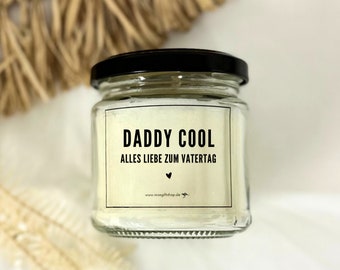 Scented candle in a glass | Father's Day gift | Daddy Cool