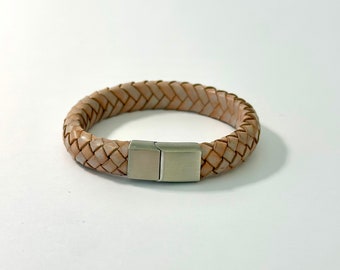 Brown Braided Leather Bracelet for Men | Men's bracelet | Father's Day gift