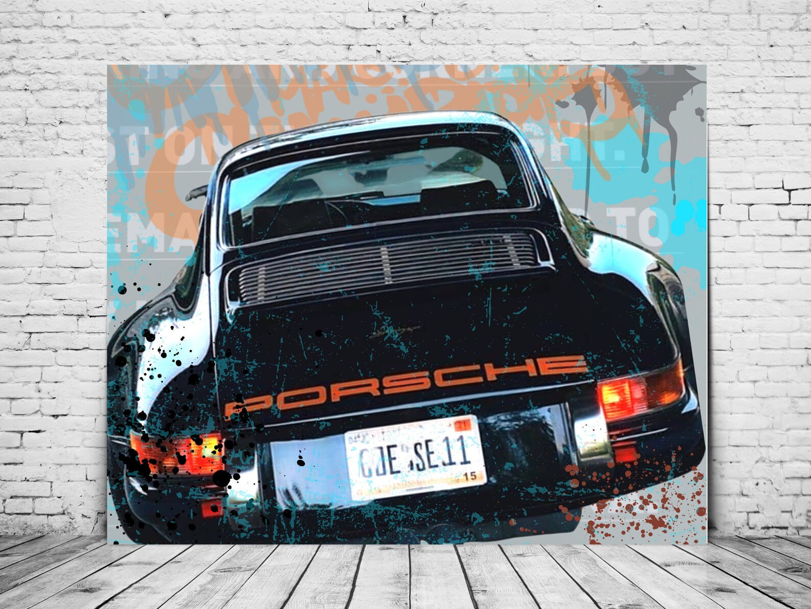 Порше 911 арт