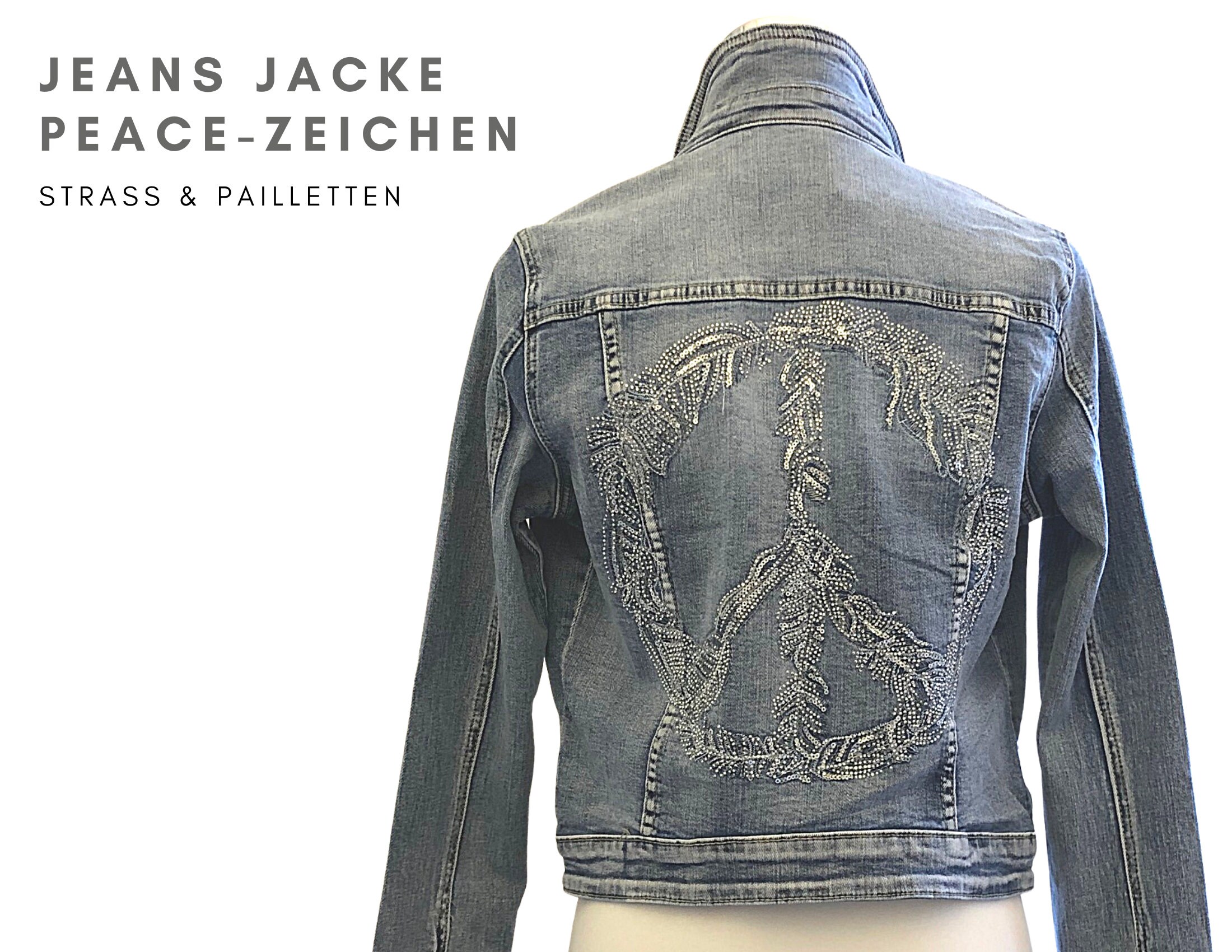 silver denim jacket