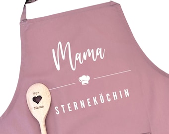 Apron | personalized with your name | sand, pink, hot pink, khaki, burgundy, jeans