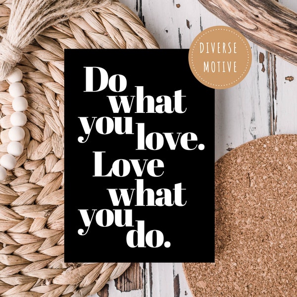 Karten | Do what you love | More Amore