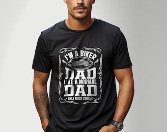 T-Shirt Men | Biker Dad | black | Gift Dad