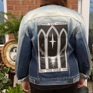Gothic Denim Jacket Etsy Canada