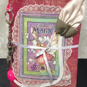 Believe in Magic Fairy Junk Journal 9&quot; x 6&quot; x 2&quot; - 110+ Pages