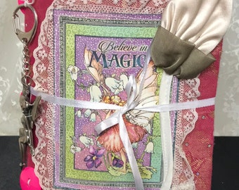 Believe in Magic Fairy Junk Journal 9" x 6" x 2" - 110+ Pages