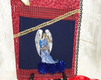 Angel Thema Christmas Junk Journal 110+ Pagina's 9" x 6.5" x 1.5"