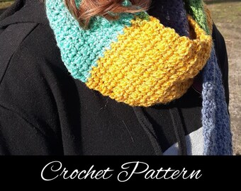 Pattern: Textured Crochet Scarf - PDF DOWNLOAD