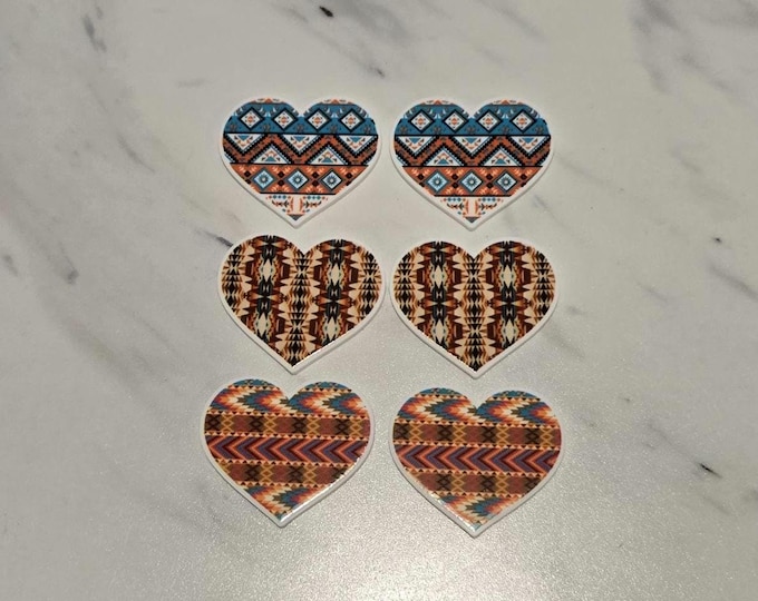 Beading Set, Beading Cabs, Aztec Print, Flat Back Cabochons ...