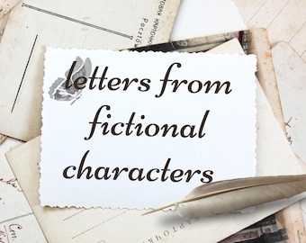 Comfort Characters Letters