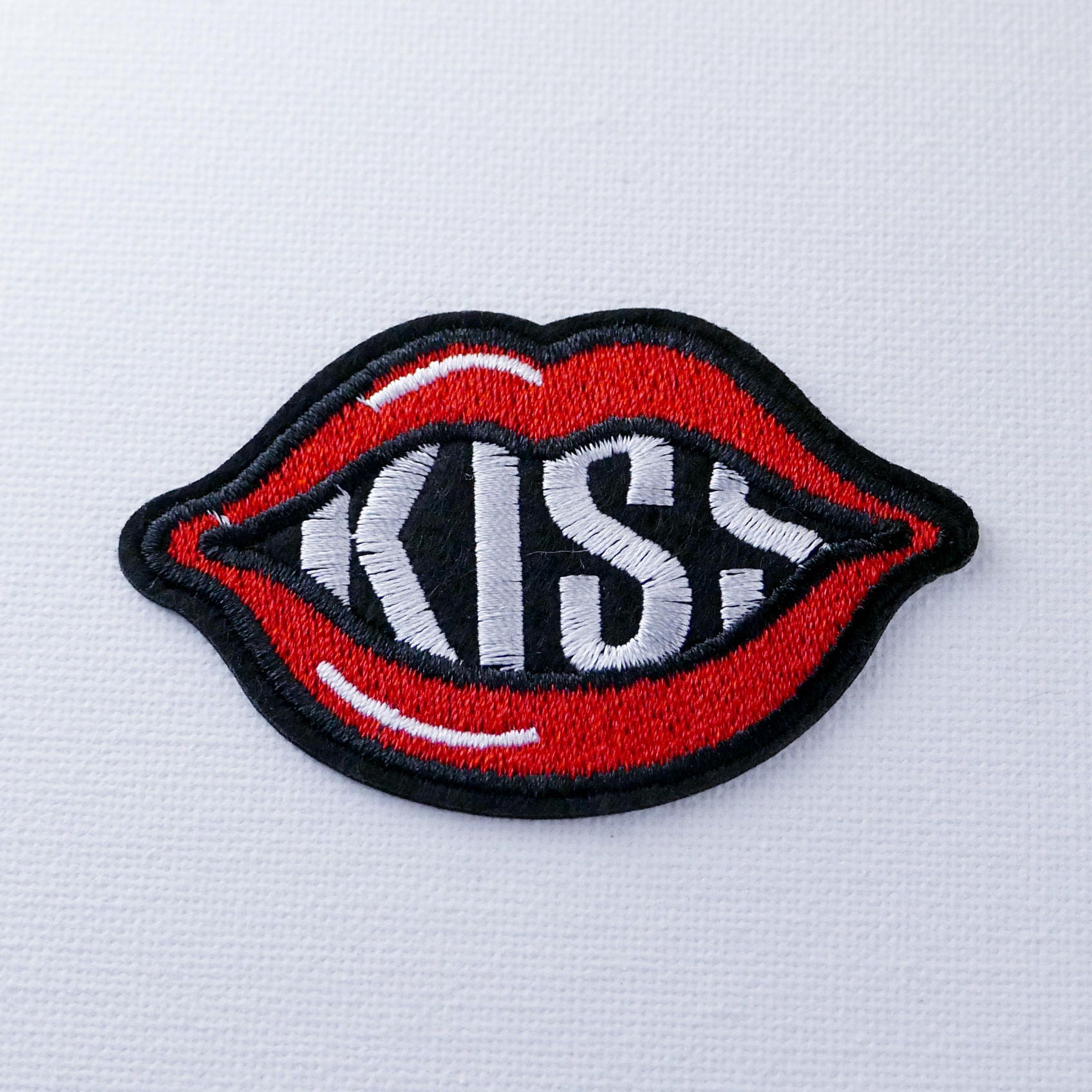 Kiss Patch Iron on Patch Etsy