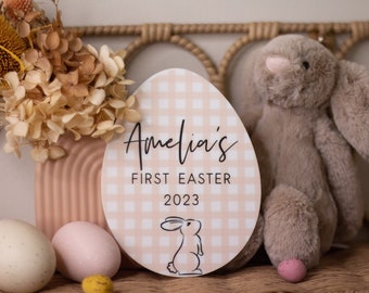 Personalised First Easter Plaque | Newborn | Photo Prop | First Easter Milestone | First Easter gift | First Easter sign | Baby First Easter