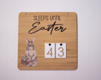 Sleeps until Easter Countdown | Easter Countdown | Easter decorations | Easter items | Easter sign | Easter Plaque