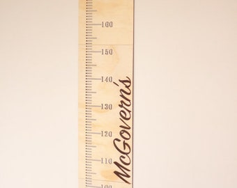 Wooden height ruler | Wooden height chart | Growth chart | Growth ruler | Family measurements | Baby shower gift | Keepsake gift