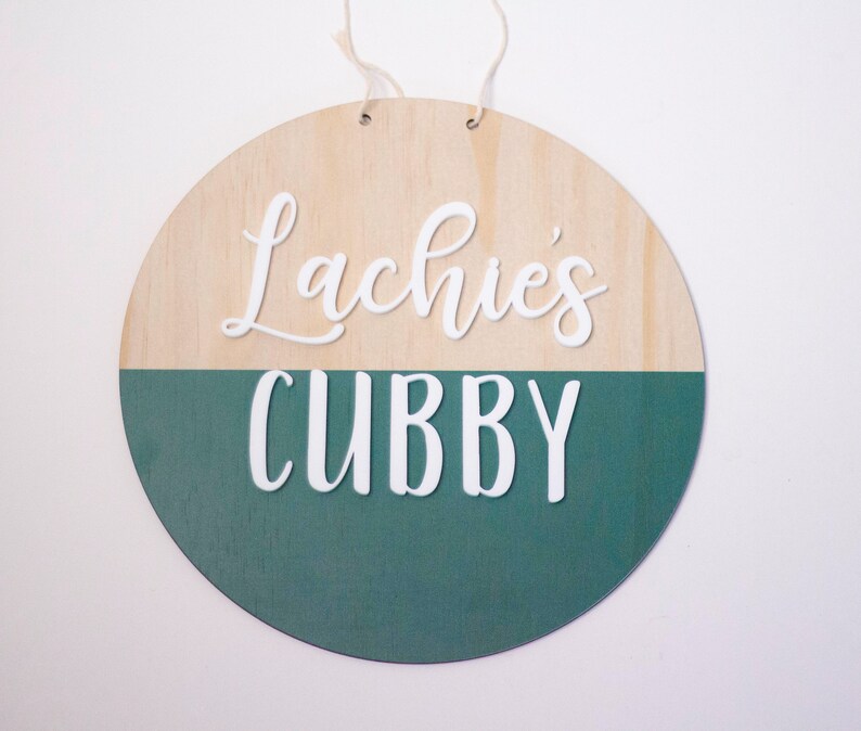 Personalised Wooden Cubby House Plaque/ Sign Kids Cubby Etsy