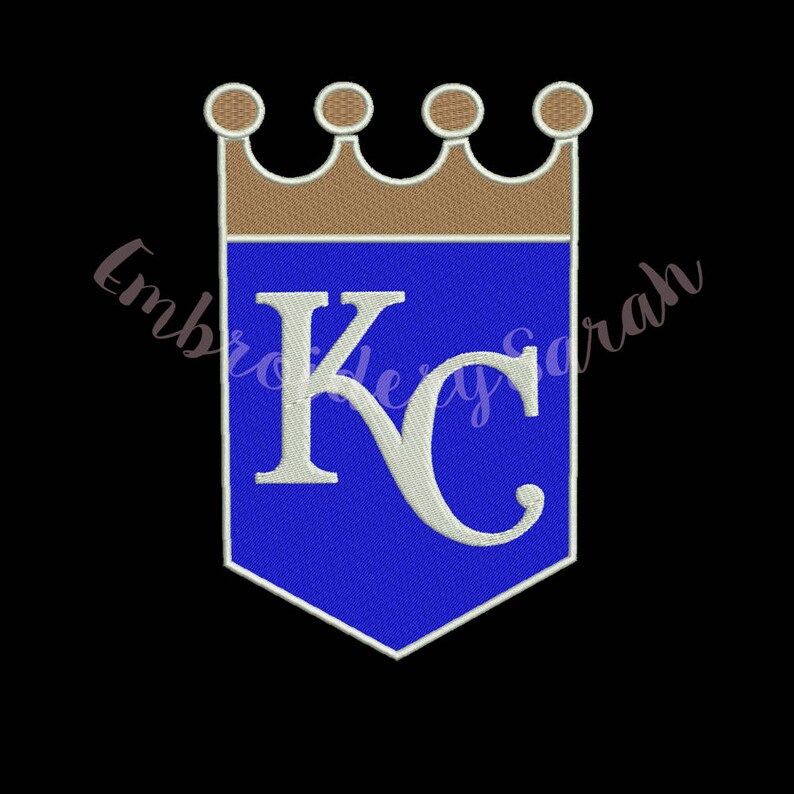 Kansas City Royals Embroidery design.4 Size 8 formats Etsy