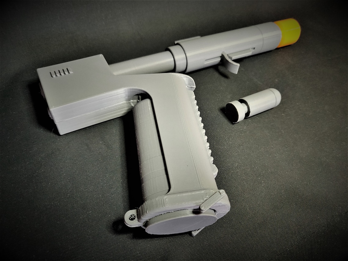 Shark Gun Replica Prop 3D Printed Etsy